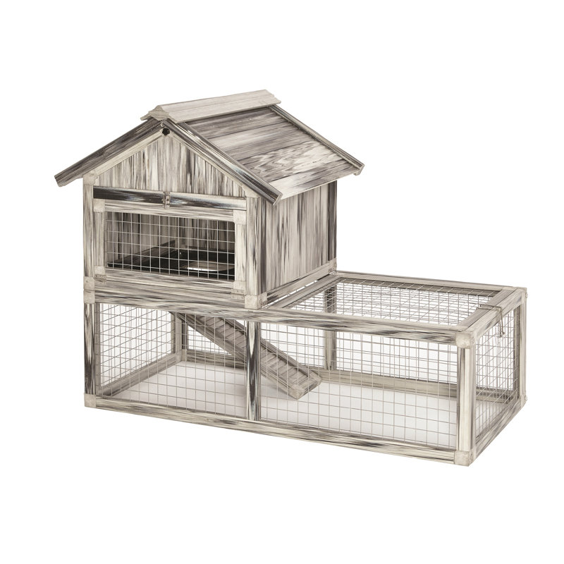 Tucker Murphy Pet Petrucci Composite Plastic/Wood Rabbit Hutch & Reviews Wayfair